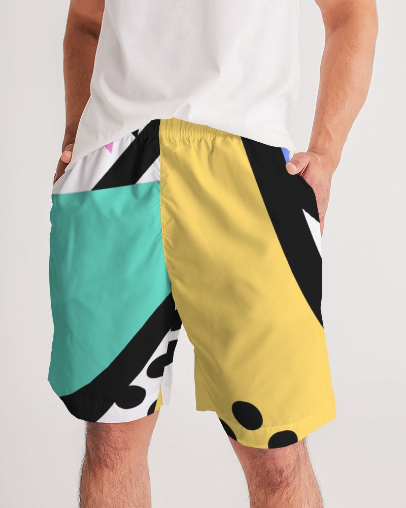 Dope T Men's Retro Splash Jogger Shorts - The Dripp VIP