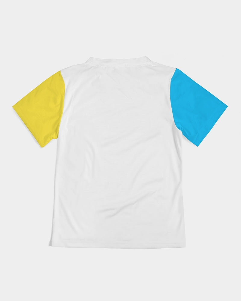 Color Block Retro Splash Kids Tee - The Dripp VIP