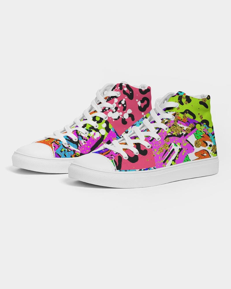 Wett Wett Women's Hightop Canvas Shoe - The Dripp VIP