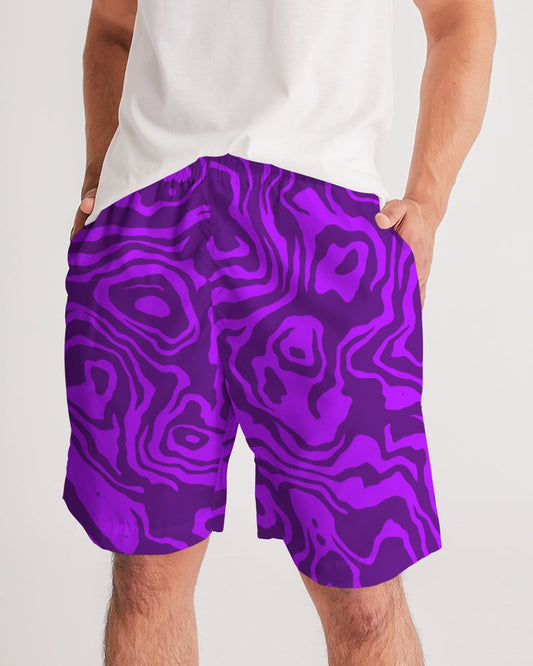 Grape Slush Men's Jogger Shorts