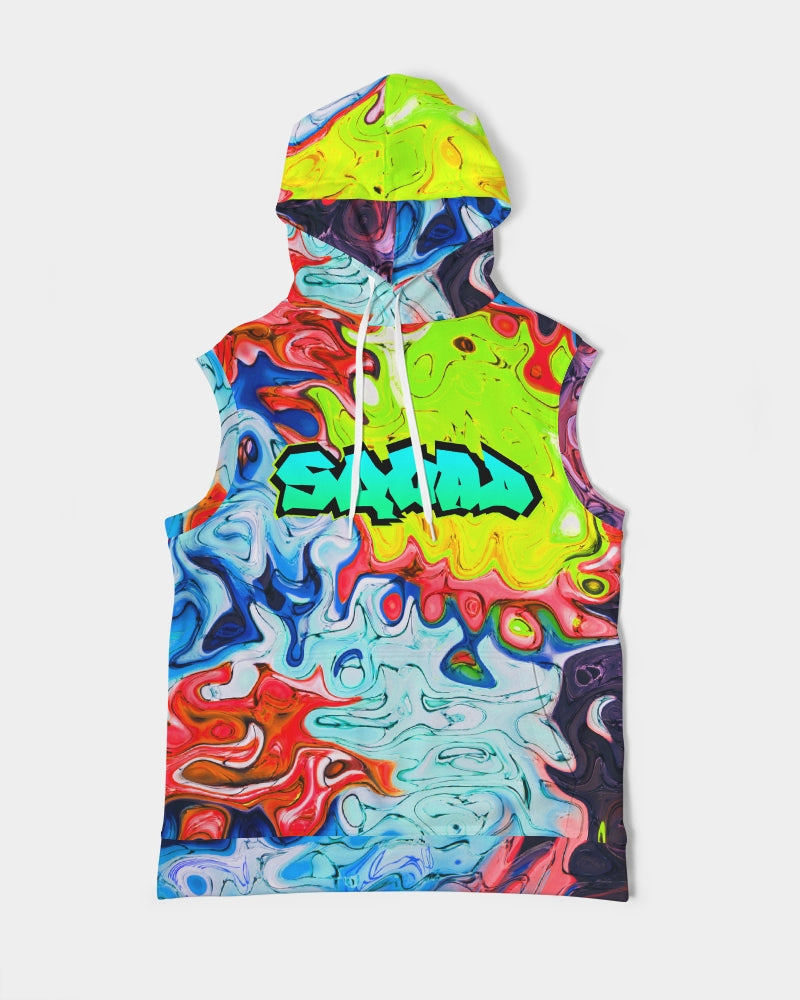 Graffiti Squad Men's Premium Heavyweight Sleeveless Hoodie - The Dripp VIP
