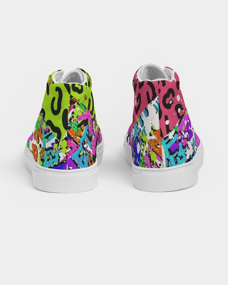 Wett Wett Women's Hightop Canvas Shoe - The Dripp VIP