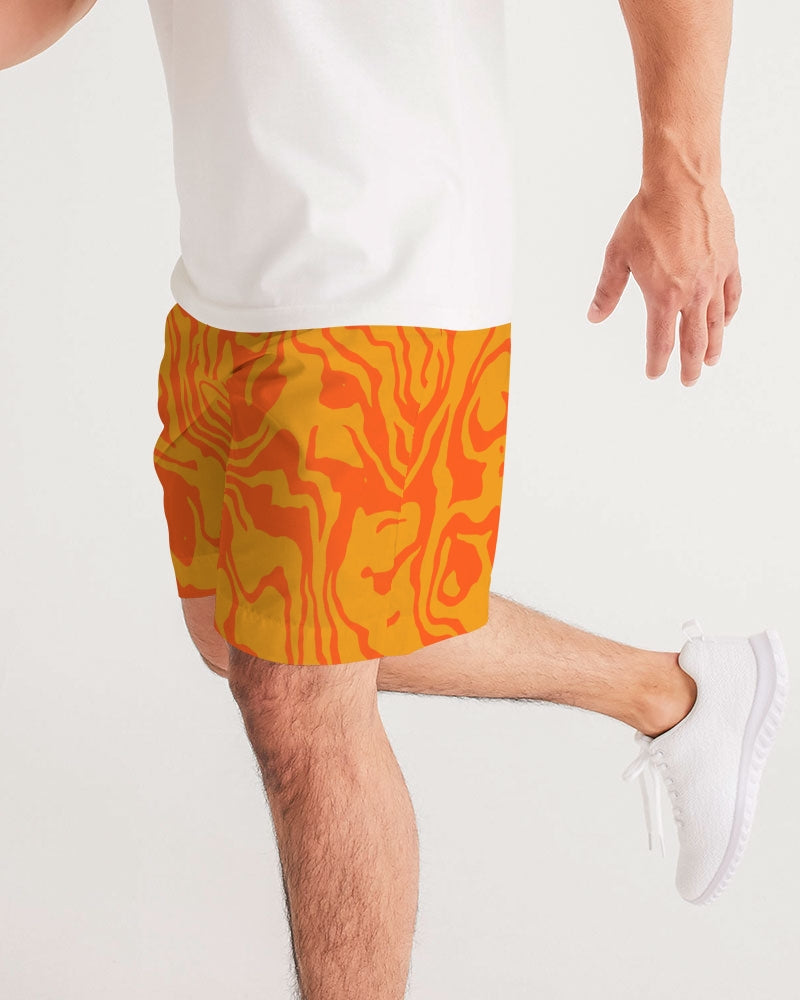 Orange Slush Men's Jogger Shorts